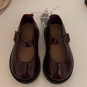 Kids Burgundy Mary Jane Shoes - NWT!!